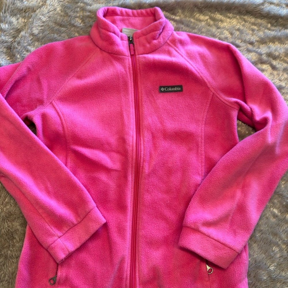 Columbia Vibrant Pink Fleece Jacket